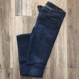 VINCE dark wash ankle skinny jeans- 28” waist